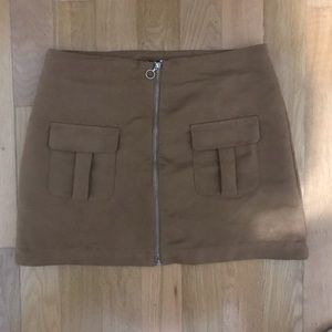 Atmosphere Suede Mini Skirt